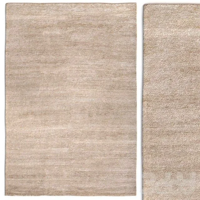 The Rug Company Bamboo Silk Pale gold Rug